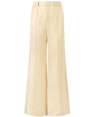Rosie Assoulin Concealed-Closure Palazzo Trousers - White