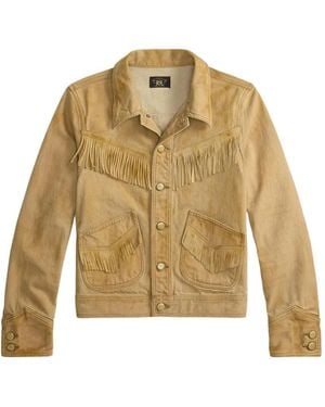 RRL Fringe-Trimmed Jacket - Metallic