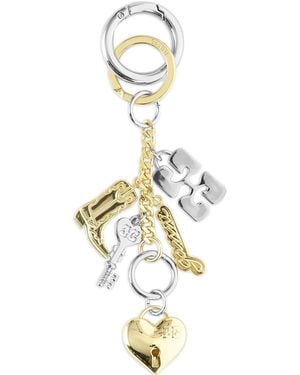 Ganni Two-Tone Keyring - Metallic