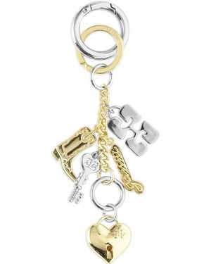 Ganni Tweekleurige Sleutelhanger - Metallic