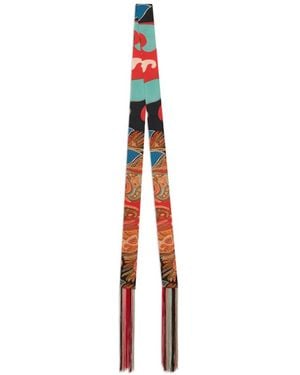 Etro Silk Paisleyina With Fringing And Floral Paisley Motif - White