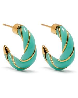 Aurelie Bidermann Diana Earrings - Green