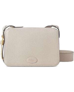 Mulberry Kleine Billie Schultertasche aus gekörntem Leder - Natur