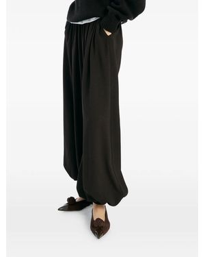ROTATE BIRGER CHRISTENSEN Balloon Pleated Trousers - Black