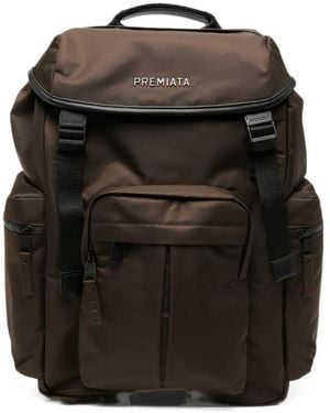 Premiata Booker Buckle-Fastening Backpack - Black