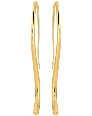 Heaven Mayhem Lenora Curved Earrings - Metallic
