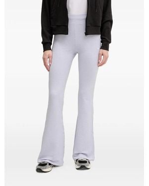 PUMA Dare To Waffle-Knit Flared Leggings - Black