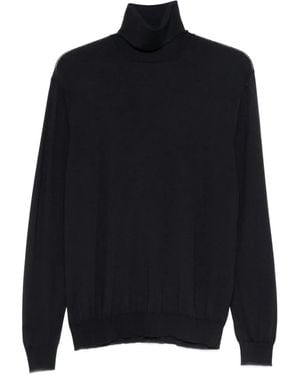 Malo Pullover mit Rollkragen - Blau