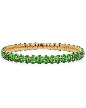 Zydo Embellished Tsavorite Stretch Bracelet - Green
