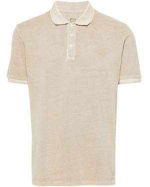 Woolrich Mackinack Logo-Embroidered Polo Shirt - Natural