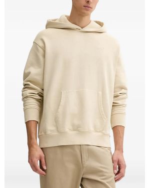 Levi's Logo-Embroidered Hoodie - Natural