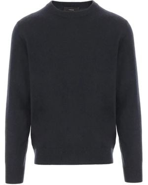 Vince Kaschmirpullover Mit Rundhalsausschnitt - Blau