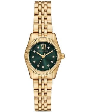 Michael Kors Petite Lexington Pavé-Tone 26Mm Watch - Metallic