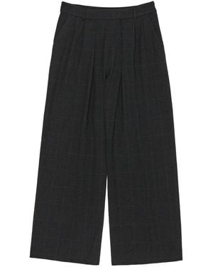 Bimba Y Lola チェック パンツ - ブラック