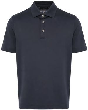 Tombolini Short-Sleeve Polo Shirt - Blue
