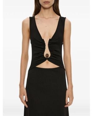 Christopher Esber Aida Orbit Cut-Out Dress - Black