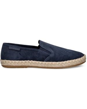 Marc O' Polo Suede-Finish Slip-On Espadrilles - Blue