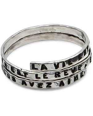 Thoraval Reve Spiral Ring - Metallic