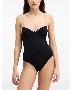 Marc O' Polo Adjustable-Strap Swimsuit - Black