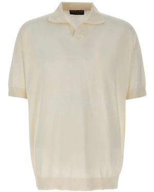 FILIPPO DE LAURENTIIS Polo-Collar T-Shirt - White