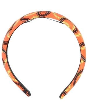 Vivienne Westwood Abstract-Print Headband - White