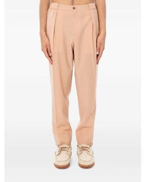 Briglia 1949 Pantalon Portobello En Laine Vierge - Natural