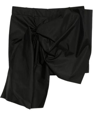 N°21 Bow-Detail Mini Skirt - Black