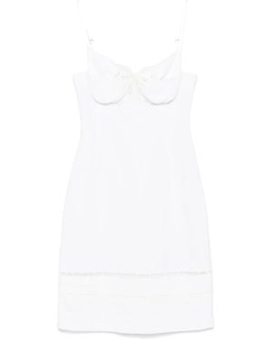 ShuShu/Tong Double-Bodice Midi Dress - White