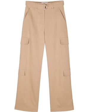 MSGM Sand Tapered Leg Pants - Natural
