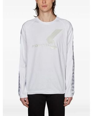Kappa Logo Long-Sleeve T-Shirt - White