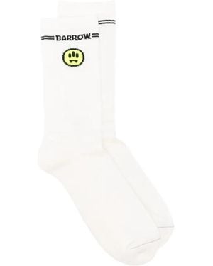 Barrow ロゴ 靴下 - ホワイト