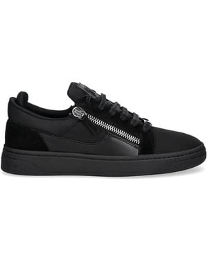 Giuseppe Zanotti Zip-Detail Sneakers - Black