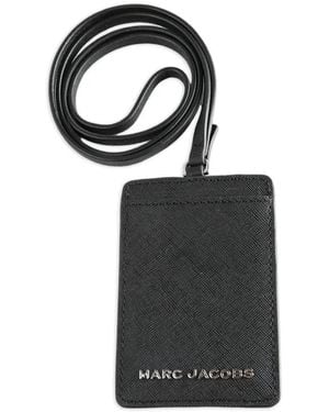 Marc Jacobs Trademarc 2.0 Slg Id Lanyard Cardhoder - Black