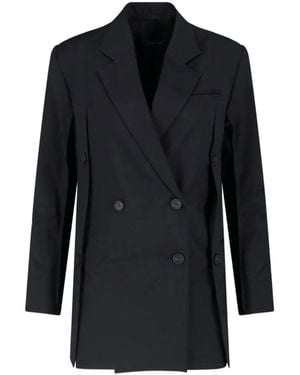 Eudon Choi Double-Breasted Coat - Black