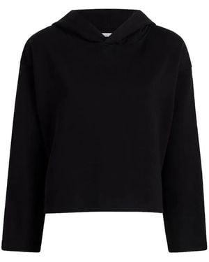 Another Tomorrow Cropped Hoodie - Black