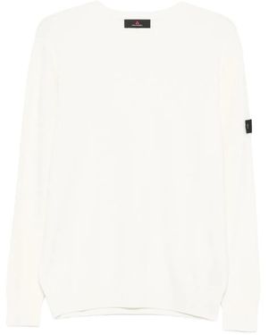 Peuterey Maglione Con Applicazione - Bianco
