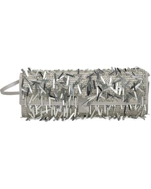 Kate Spade Mini Deco Embellished Shoulder Bag - Gray
