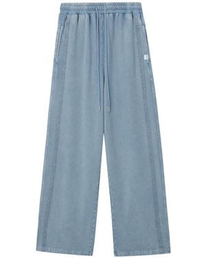Mini Cream Pantaloni Con Coulisse - Blu