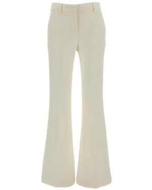 Alberto Biani Pantalones Anchos Estilo Cady - Blanco