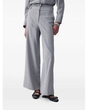 Liu Jo Pinstriped Trousers - Grey