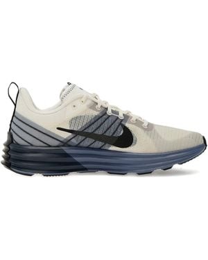 Nike Lunar Roam Layered-Panel Trainers - Blue