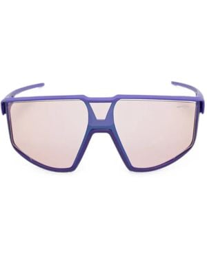 Julbo Fury Geometric-Frame Sunglasses - Pink