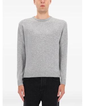 Aspesi Sweater Met Ronde Hals - Grijs
