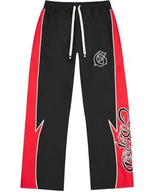 Godspeed Gt Panelled Drawstring-Detail Track Trousers - Red