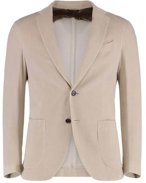 Moorer Audley Corduroy Blazer - Natural