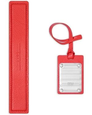 Fpm Milano Logo-Detail Address Tag - Red
