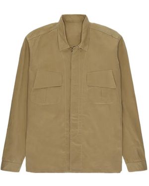 Fortela Mark Pocket Overshirt - Natural