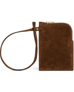 Yu Mei Greta Zip Clutch Bag - Brown