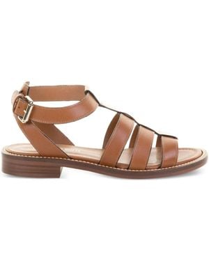 Guglielmo Rotta Römersandalen aus Leder - Braun