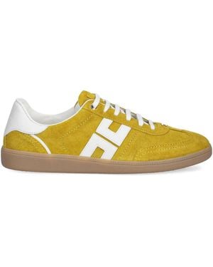Elisabetta Franchi Suede Leather Trainers - Yellow